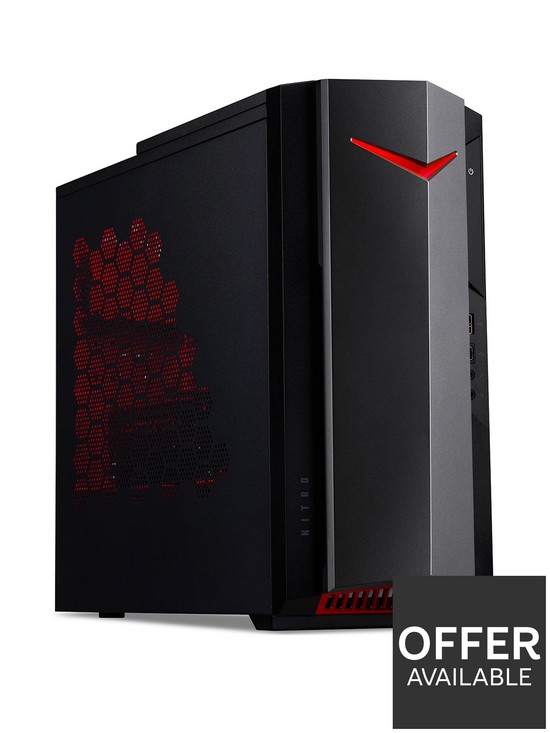 front image of acer-nitro-n50-620-gaming-pc--nbspgeforce-rtx-3060-intel-core-i7nbsp16gb-ramnbsp256gb-ssd-amp-1tb-hdd