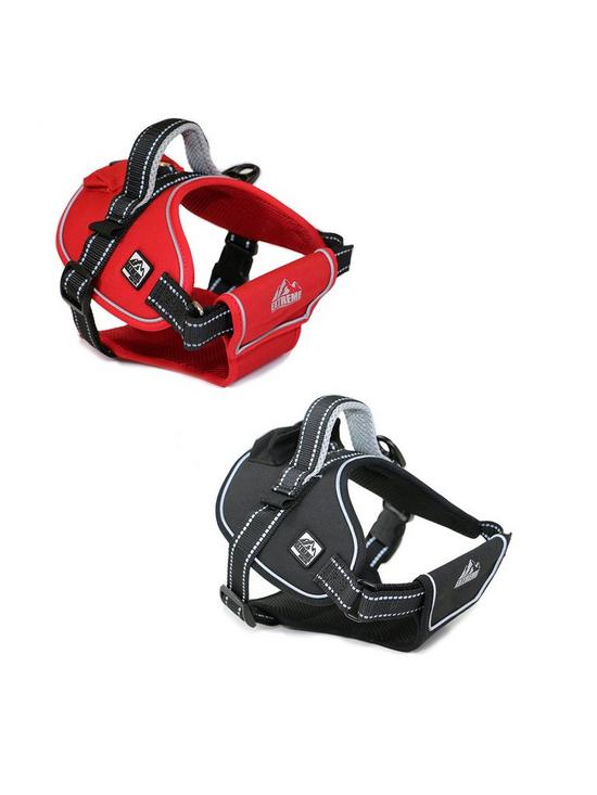 stillFront image of ancol-extreme-harness-red-s