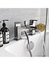  image of orchard-bathrooms-square-waterfall-bath-shower-mixer-tap