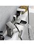  image of orchard-bathrooms-square-waterfall-bath-shower-mixer-tap