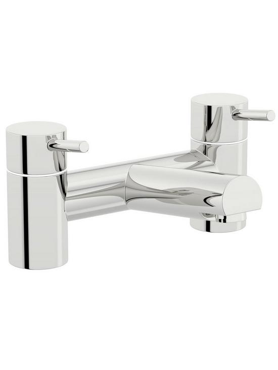 stillFront image of victoria-plum-round-handle-bath-mixer-tap