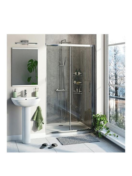 front image of orchard-bathrooms-by-victoria-plum-kemp-6mm-sliding-shower-door-with-tray-and-waste-1000-x-800