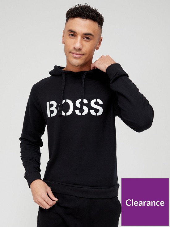 front image of boss-fashion-lounge-overhead-hoodie-blacknbsp