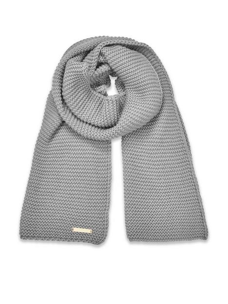 katie-loxton-chunky-knit-scarf-grey