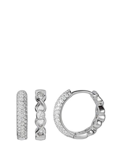the-love-silver-collection-sterling-silver-cubic-zirconia-double-sided-huggie-earring-15mm