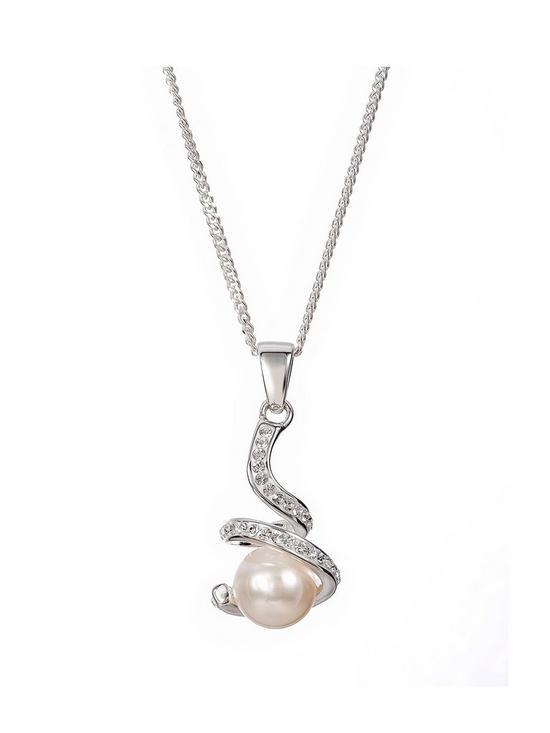 front image of love-pearl-sterling-silver-freshwater-pearl-crystal-pendant-necklace-18-inches