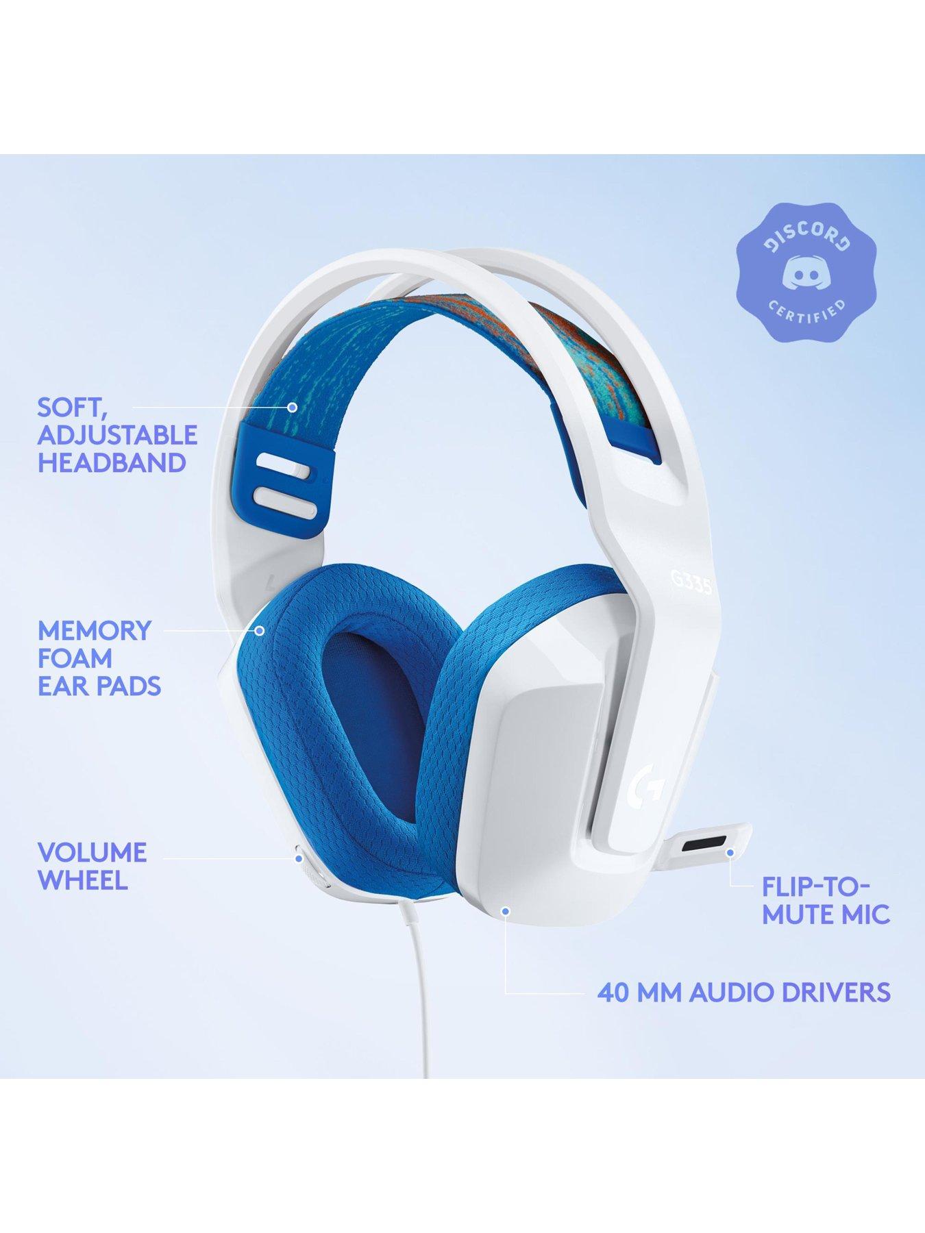  image of logitechg-g335-wired-gaming-headset-white