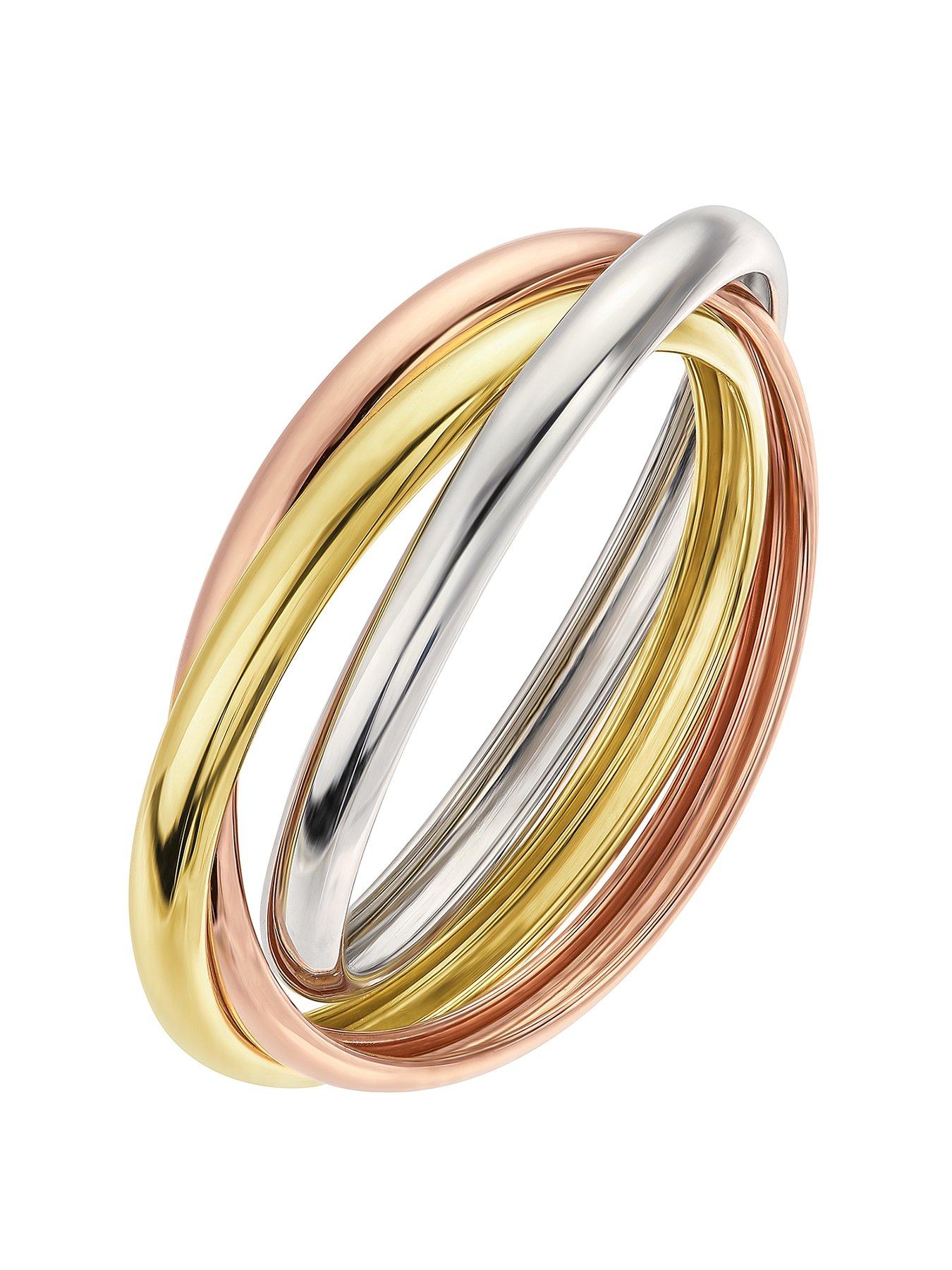the-love-collection-9-caratnbspgold-russian-3-colournbspwedding-ring-2mm-each-band