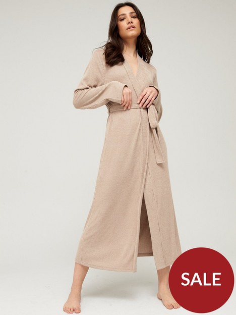 v-by-very-rib-lightweight-dressing-gown-oatmeal