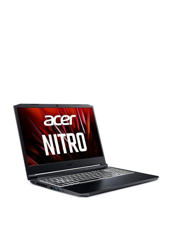 front image of acer-nitro-5-an515-45-gaming-laptop-156in-fhd-ips-144hznbspgeforce-rtx-3060nbspamd-ryzen-5nbsp16gb-ram-512gb-ssd