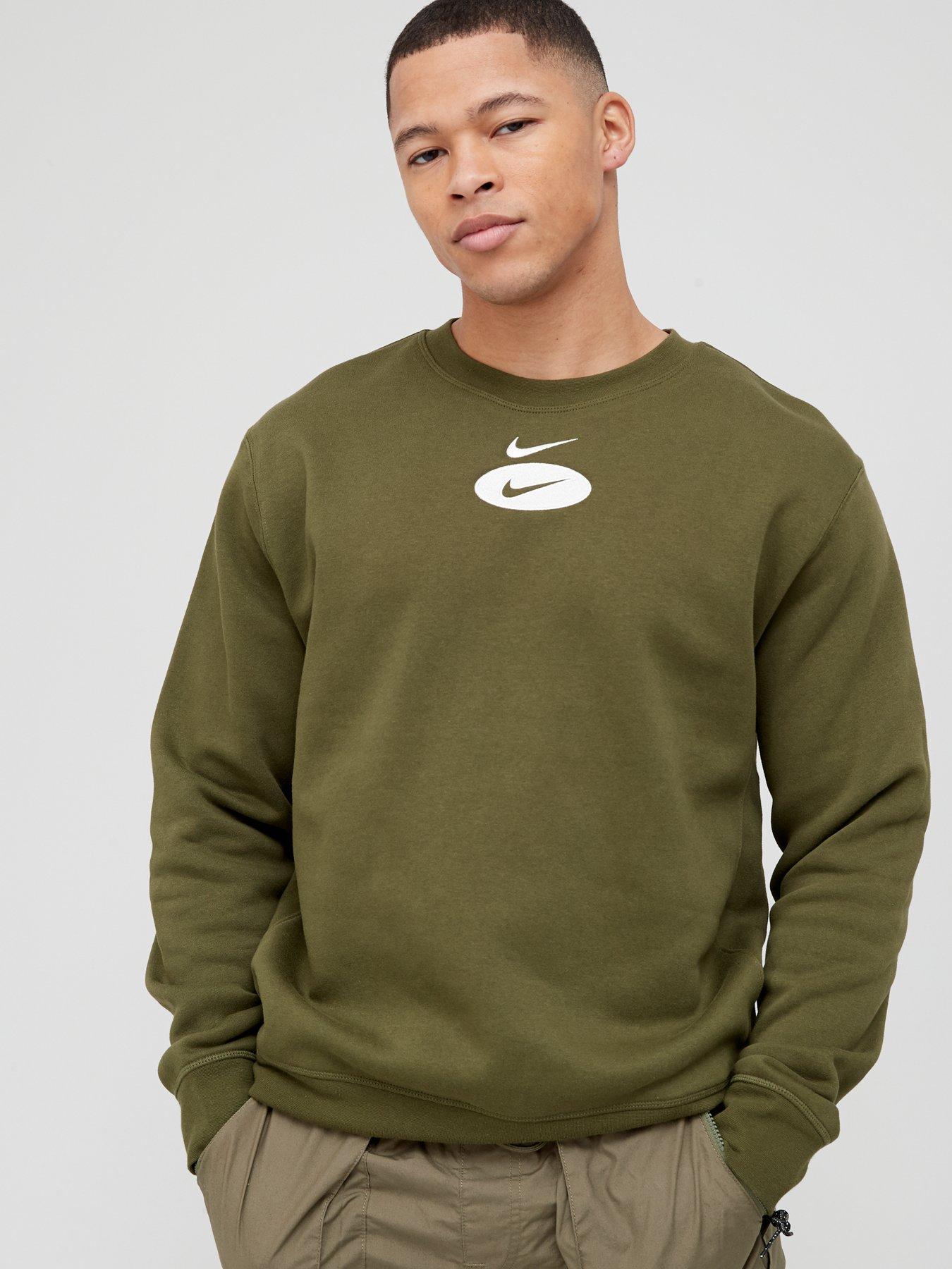 Nike NSW Swoosh League Crew - Green 