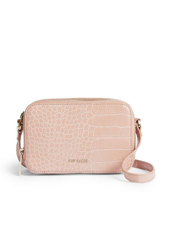front image of ted-baker-stina-double-zip-mini-camera-bag