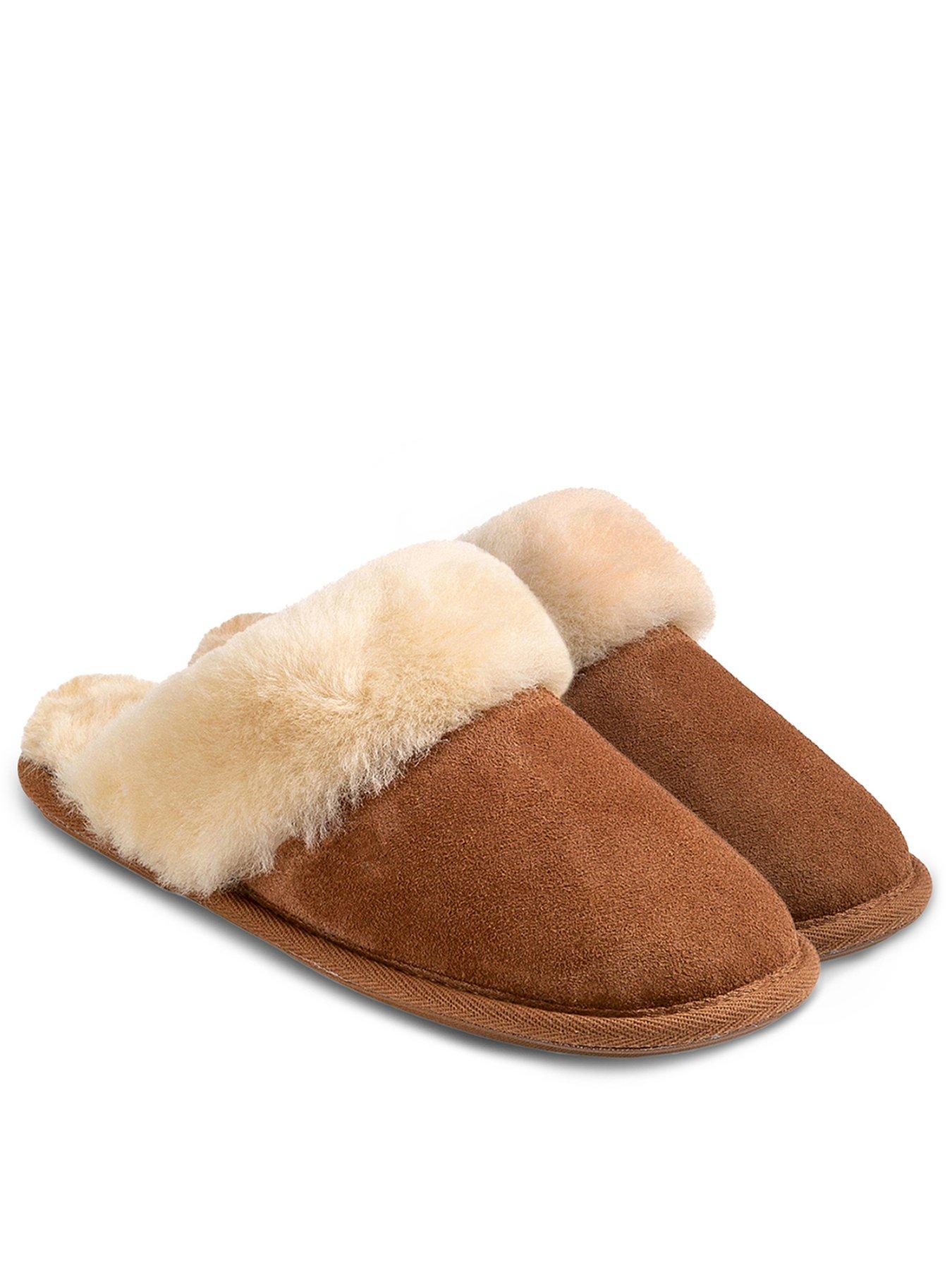 undefined Duchess Soft Cuff Sheepskin Mule - Chestnut