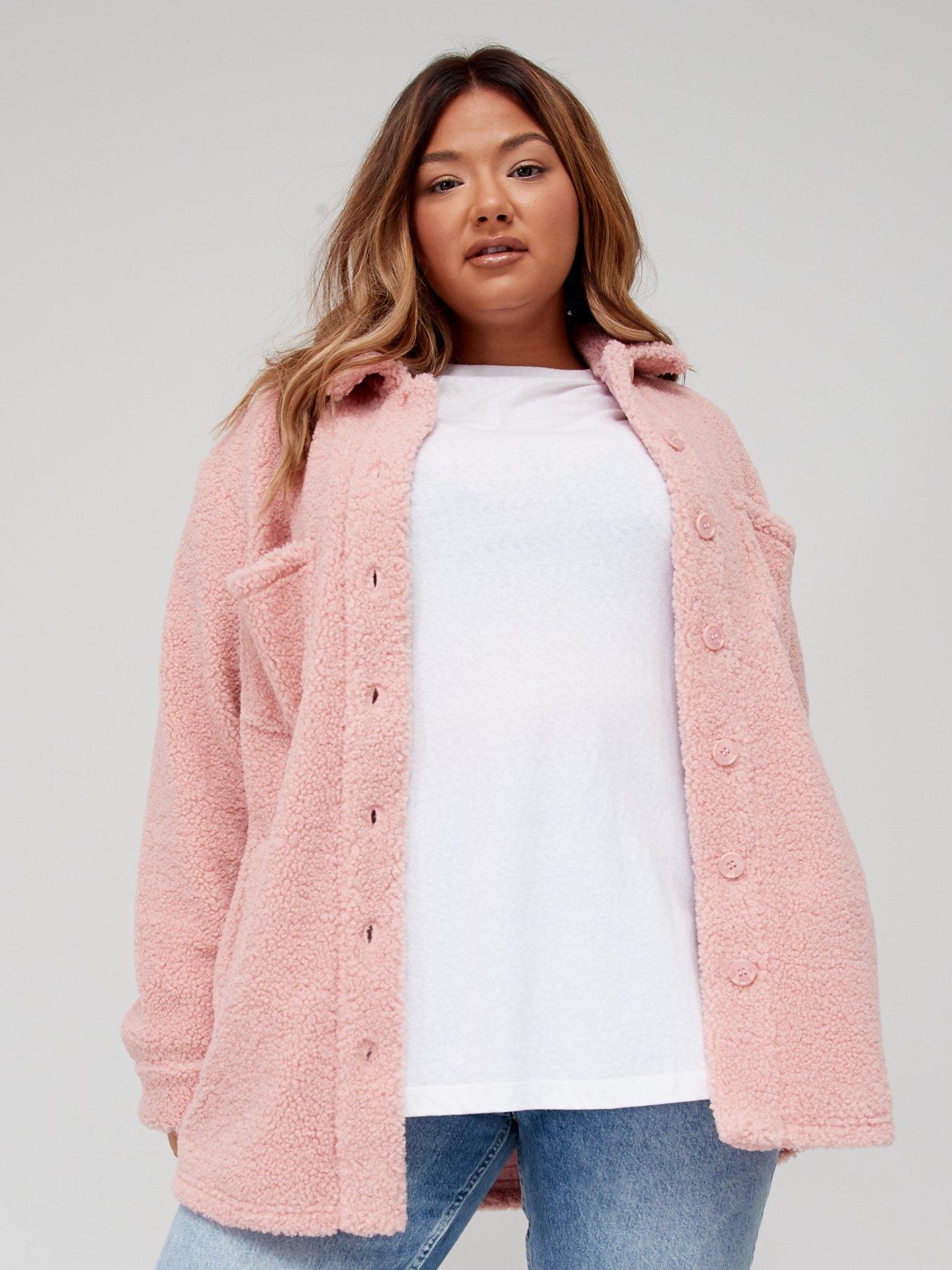 hot pink sherpa jacket