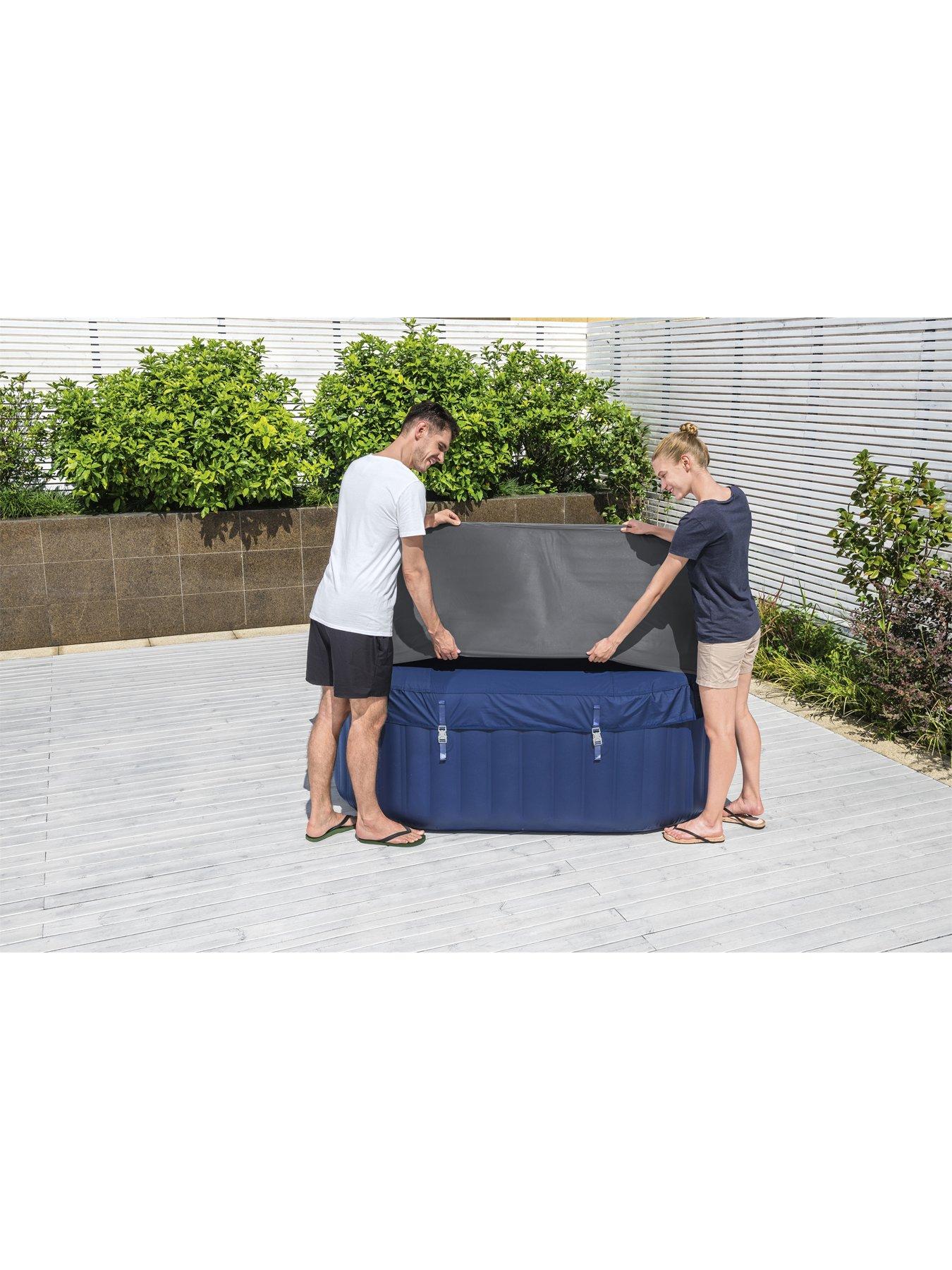  image of lay-z-spa-energy-saving-thermal-hot-tub-cover-ndash-180m-square