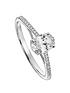 image of created-brilliance-elena-created-brilliance-9ct-white-gold-oval-075ct-lab-grown-diamond-engagement-ring