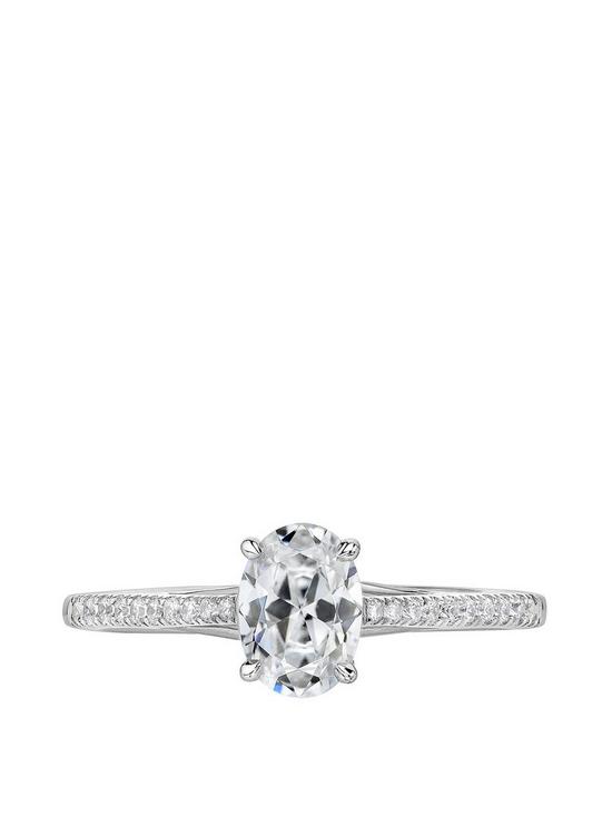 stillFront image of created-brilliance-elena-created-brilliance-9ct-white-gold-oval-075ct-lab-grown-diamond-engagement-ring