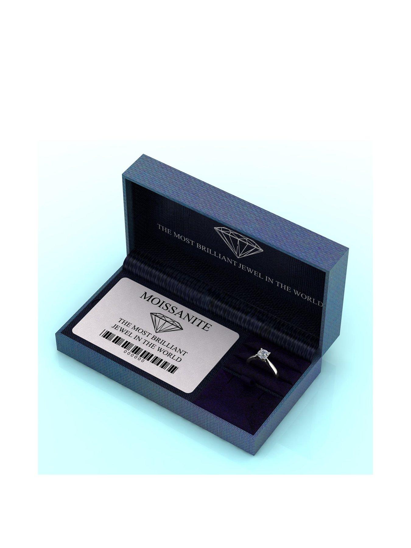  image of moissanite-9ct-gold-1ct-special-edition-100-facets-solitaire-ring