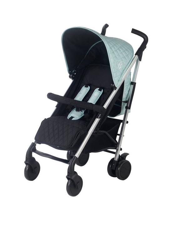 stillFront image of my-babiie-billie-faiers-mb51-quilted-aqua-stroller