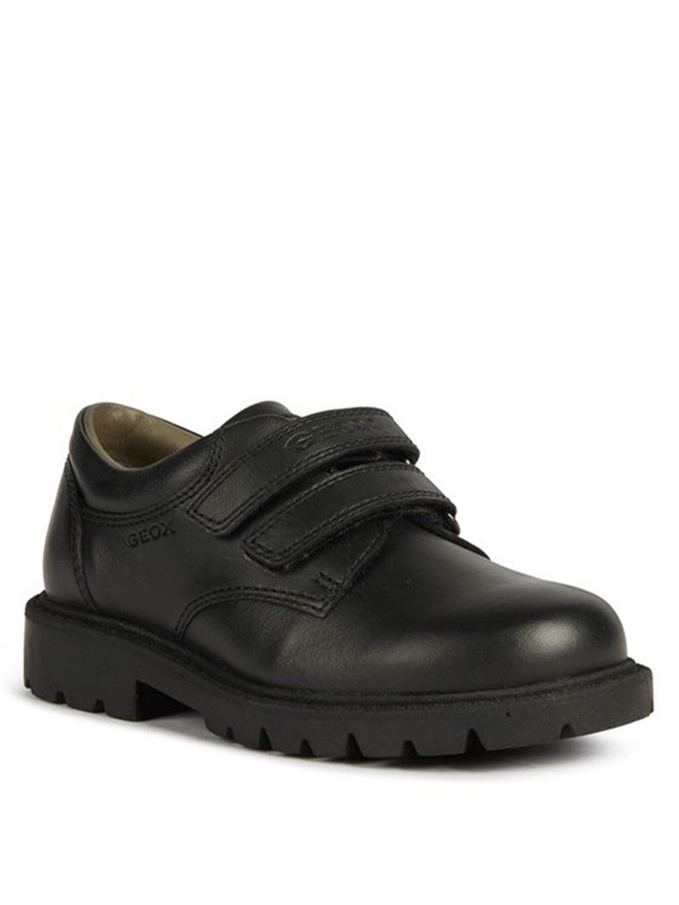 Boys black school on sale shoes size 4