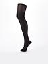  image of v-by-very-100-denier-black-confident-curve-tights