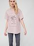  image of v-by-very-natural-food-dye-pomegranate-t-shirt-pink