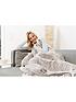  image of beurer-fluffy-nordic-heated-snuggie-throw-180-x-130cm-with-luxurious-material