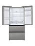  image of hoover-h-fridge-700-maxi-hsf818fxk-american-fridge-freezer-with-total-no-frost--nbspstainless-steel