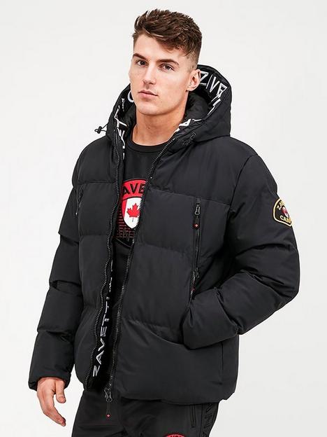 zavetti-canada-malvini-padded-jacket-black