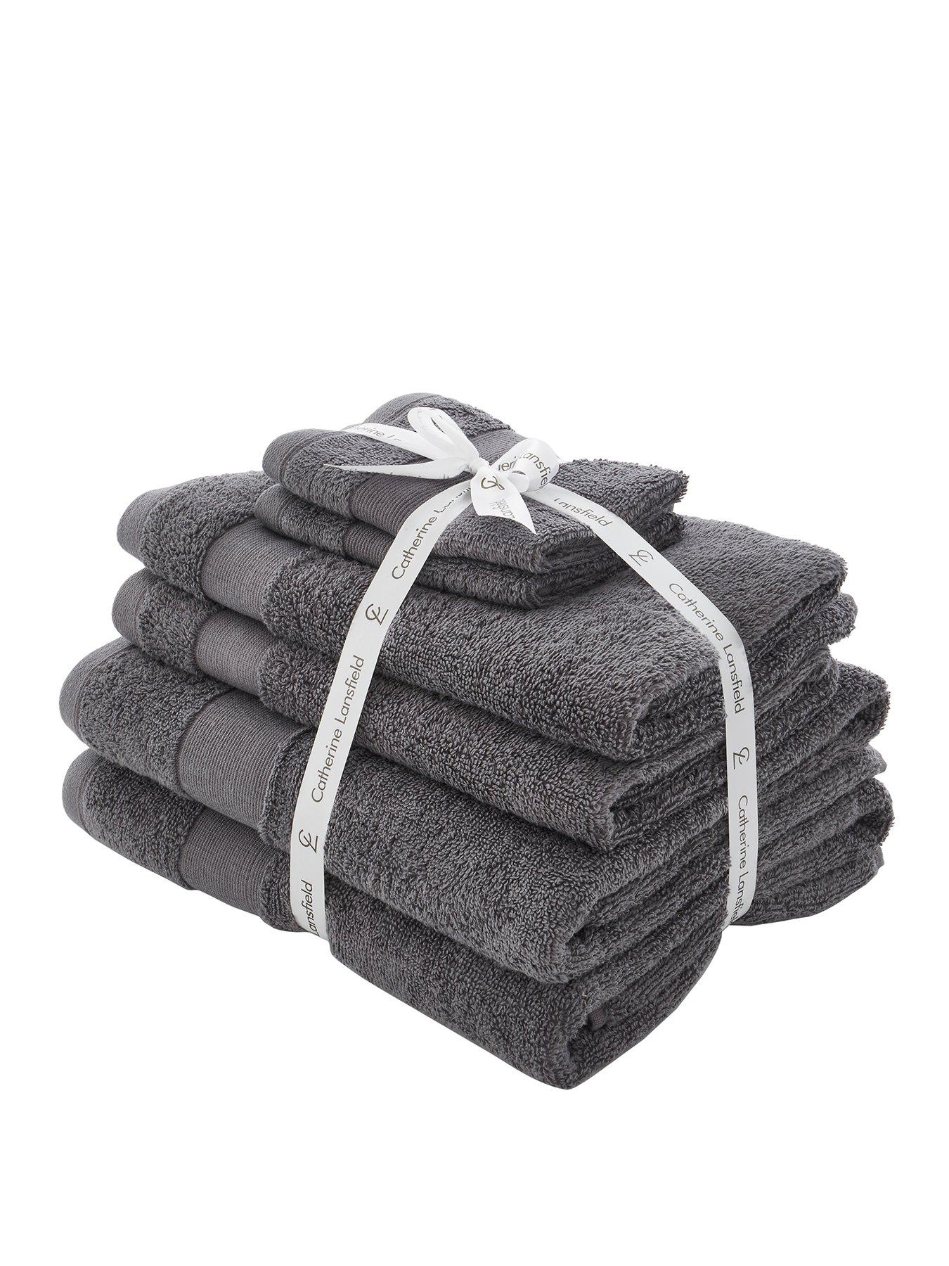 Image 2 of 6 of Catherine Lansfield Anti Bacterial 6 Piece Towel Bale