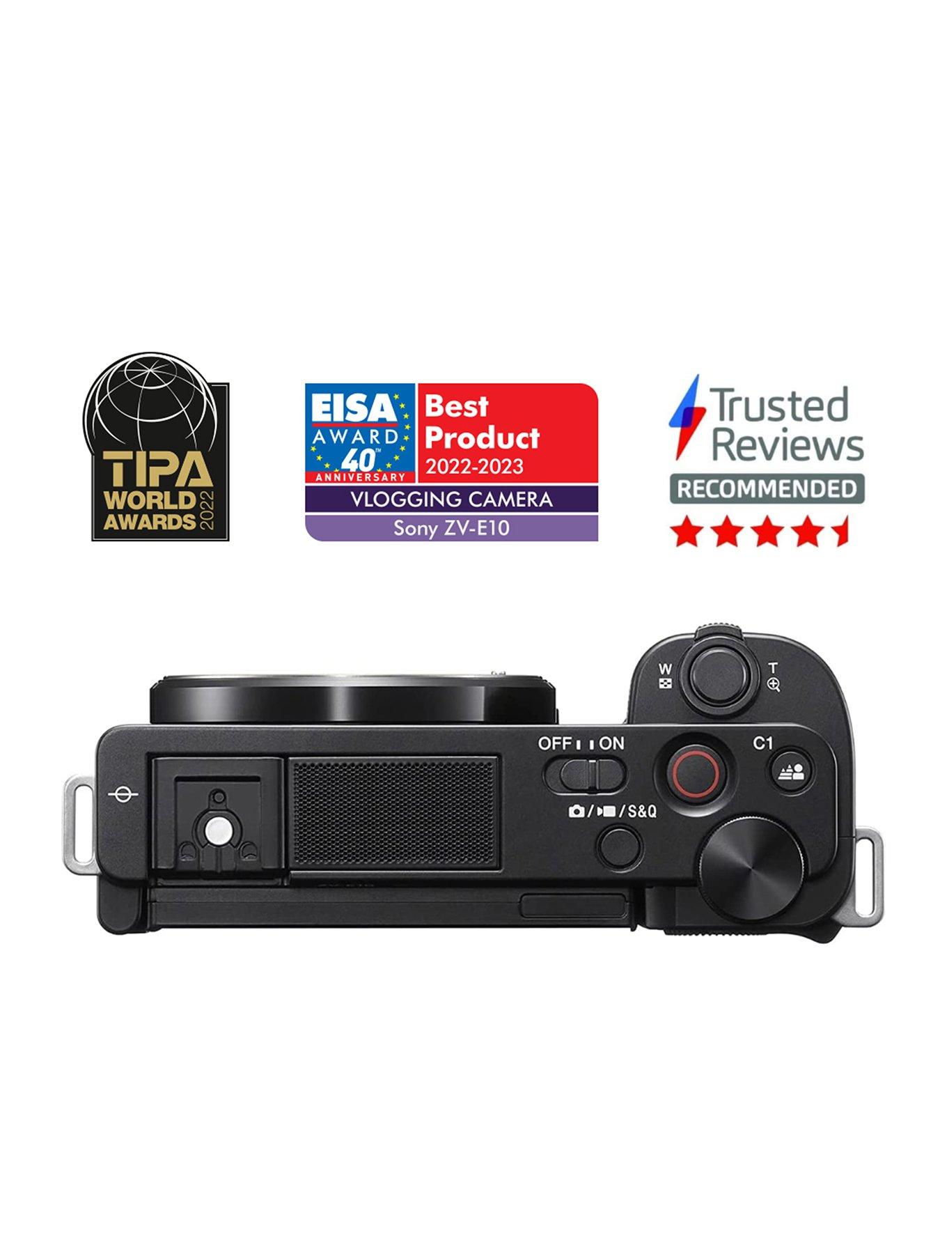 stillFront image of sony-zve10bdieunbspalpha-zv-e10-aps-c-mirrorless-interchangeable-lens-vlog-camera-body-only-vari-angle-screen-for-vlogging-4k-video-real-time-eye-autofocus