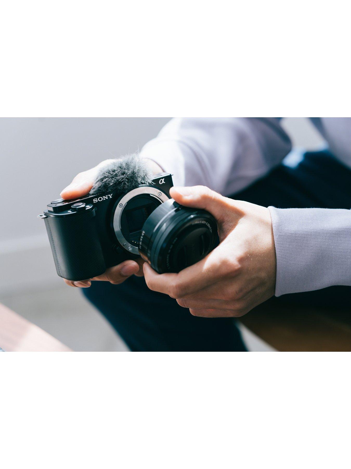 image of sony-zve10bdieunbspalpha-zv-e10-aps-c-mirrorless-interchangeable-lens-vlog-camera-body-only-vari-angle-screen-for-vlogging-4k-video-real-time-eye-autofocus
