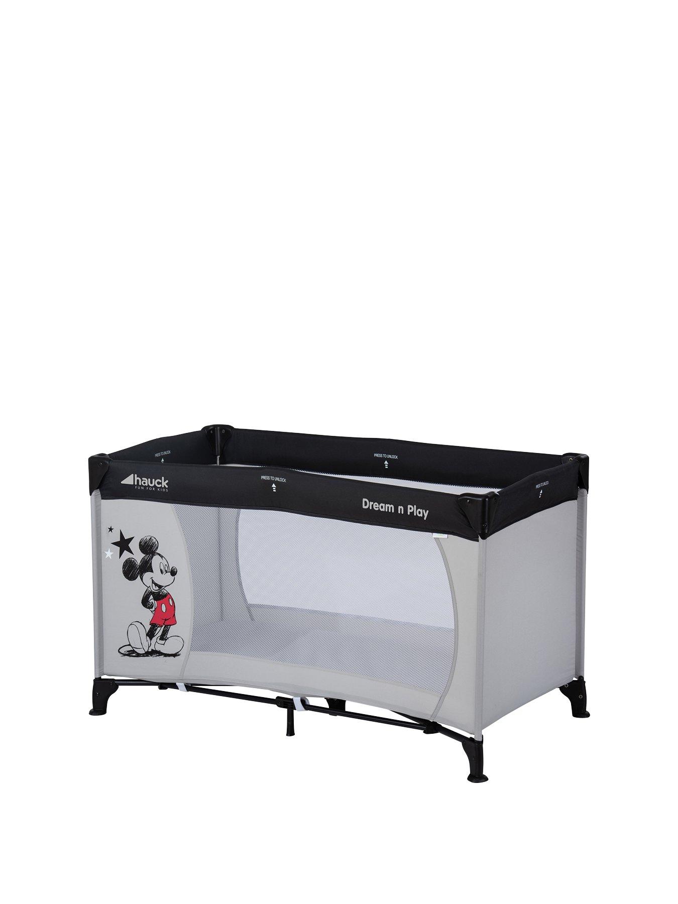 undefined Disney Dream'n Play Travel Cot - Mickey Stars