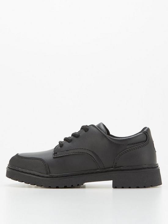 front image of v-by-very-boys-lace-up-leather-school-shoe-black