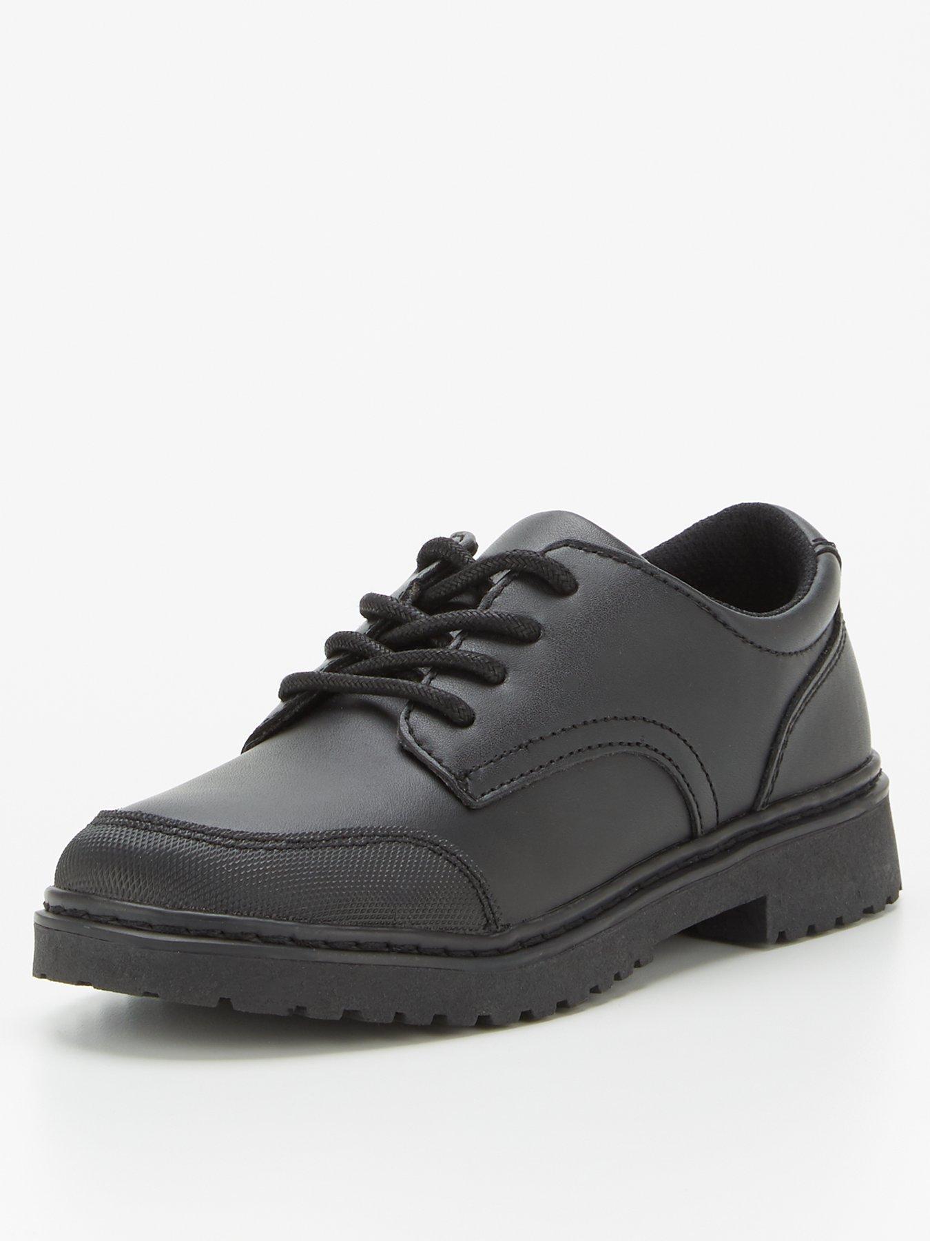 Image 2 of 6 of The Very Collection Boys Lace Up Leather School Shoe - Black