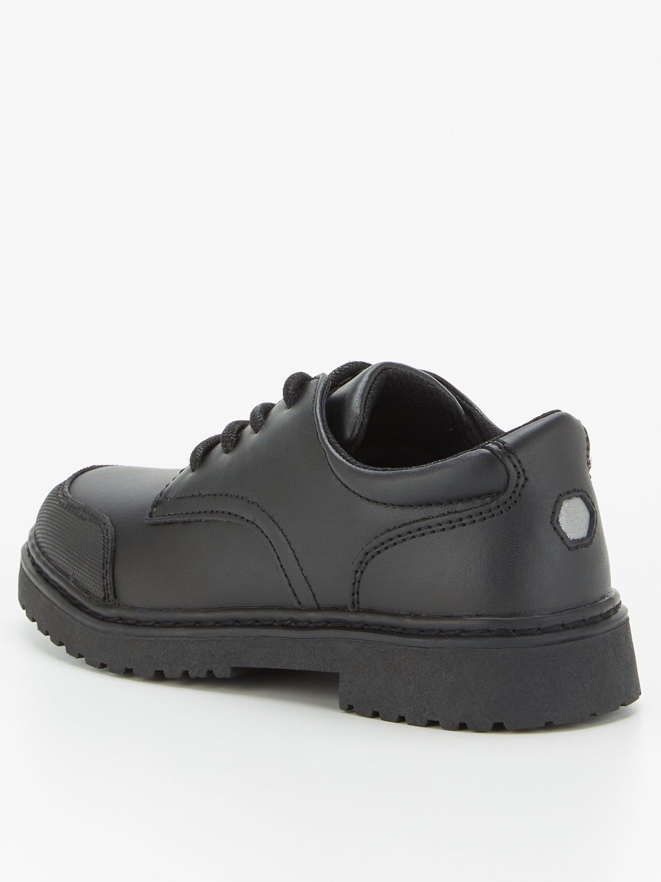 Image 3 of 6 of The Very Collection Boys Lace Up Leather School Shoe - Black