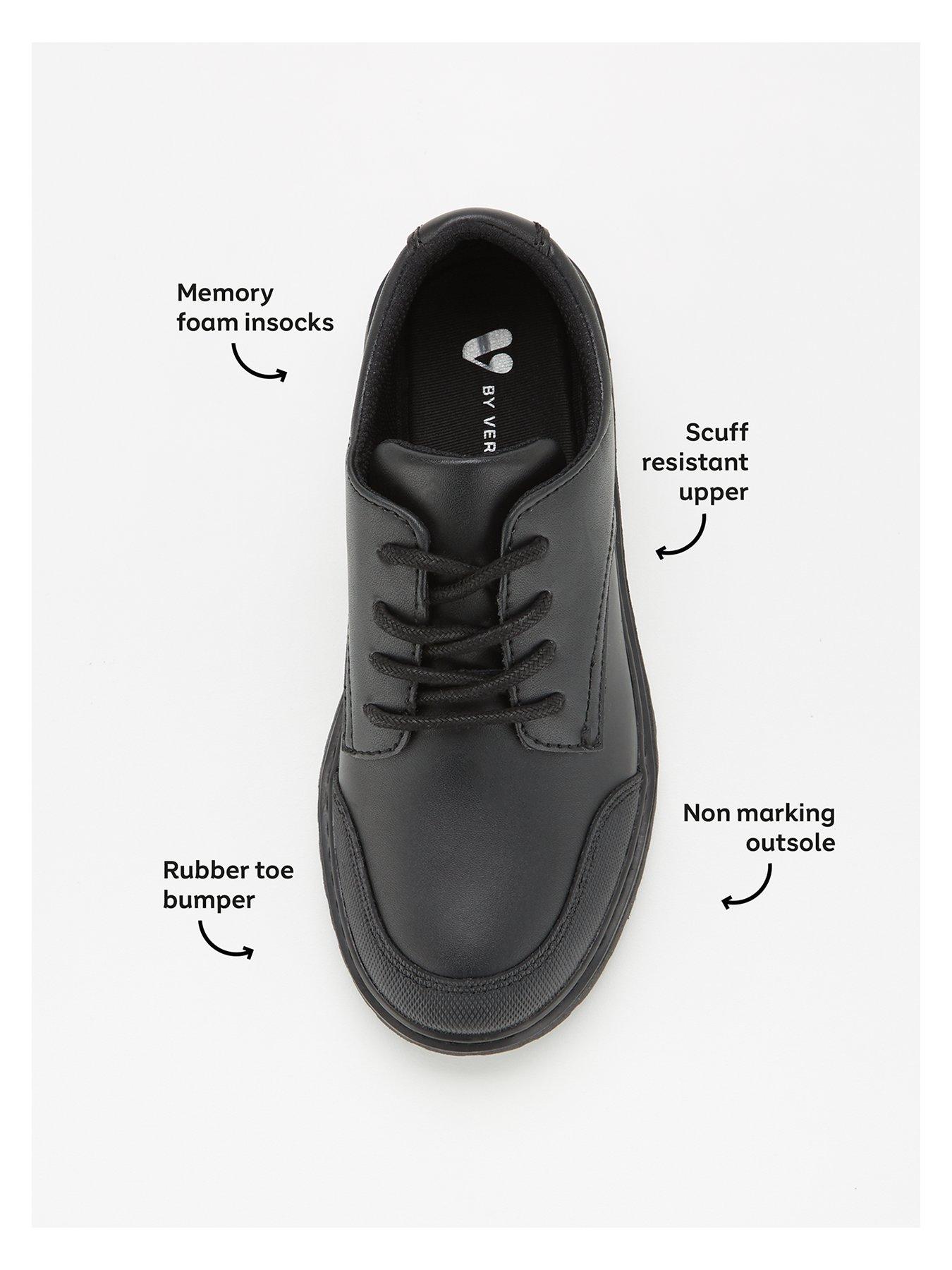 Image 4 of 6 of The Very Collection Boys Lace Up Leather School Shoe - Black