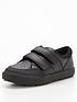  image of v-by-very-wide-fit-older-boys-twin-strap-leather-school-shoe-black