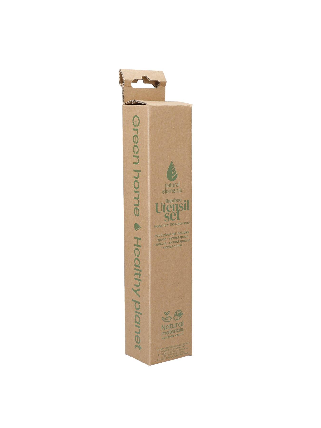  image of natural-elements-5-piecenbspbamboo-utensil-set