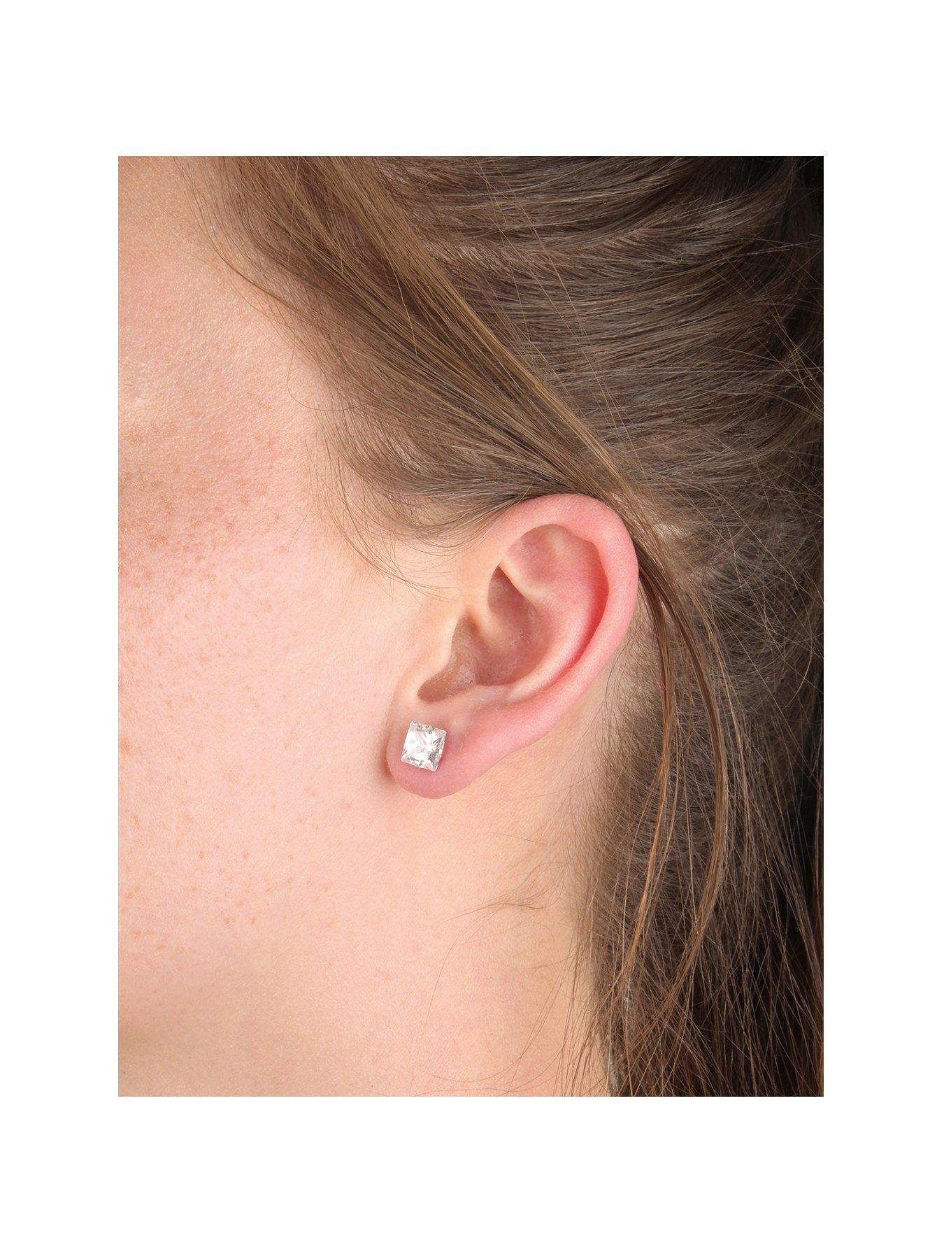 the-love-collection-sterling-silver-cubic-zirconia-stud-earrings