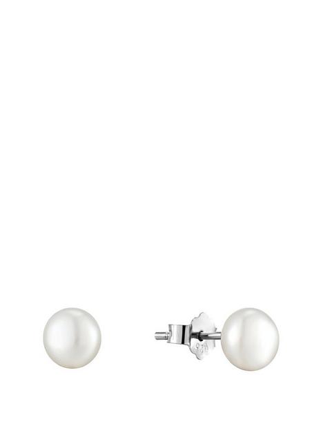 the-love-silver-collection-sterling-silver-7mm-freshwater-pearl-stud-earrings