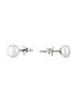  image of the-love-silver-collection-sterling-silver-7mm-freshwater-pearl-stud-earrings