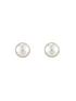 image of love-gold-9ct-gold-7mm-freshwater-pearl-stud-earrings