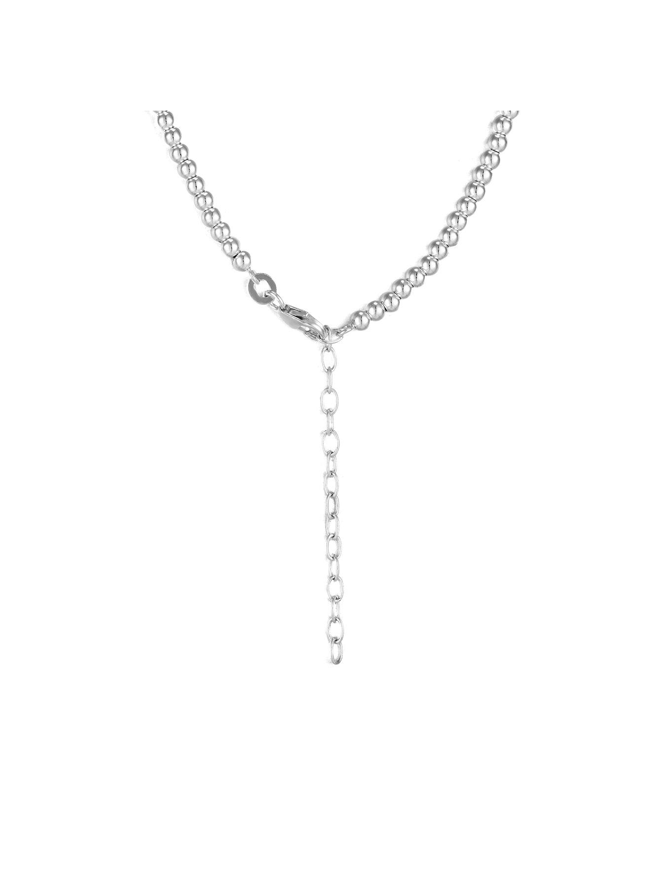 Sterling silver adjustable deals chain necklace