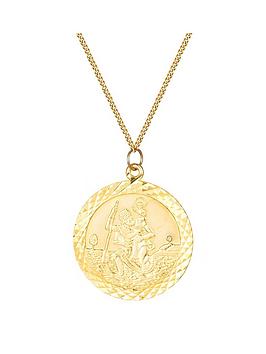 love-gold-9ct-yellow-gold-large-st-christopher-pendant-necklace