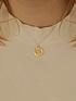 image of love-gold-9ct-yellow-gold-large-st-christopher-pendant-necklace