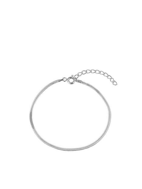 the-love-silver-collection-sterling-silver-foxtail-chain-adjustable-bracelet