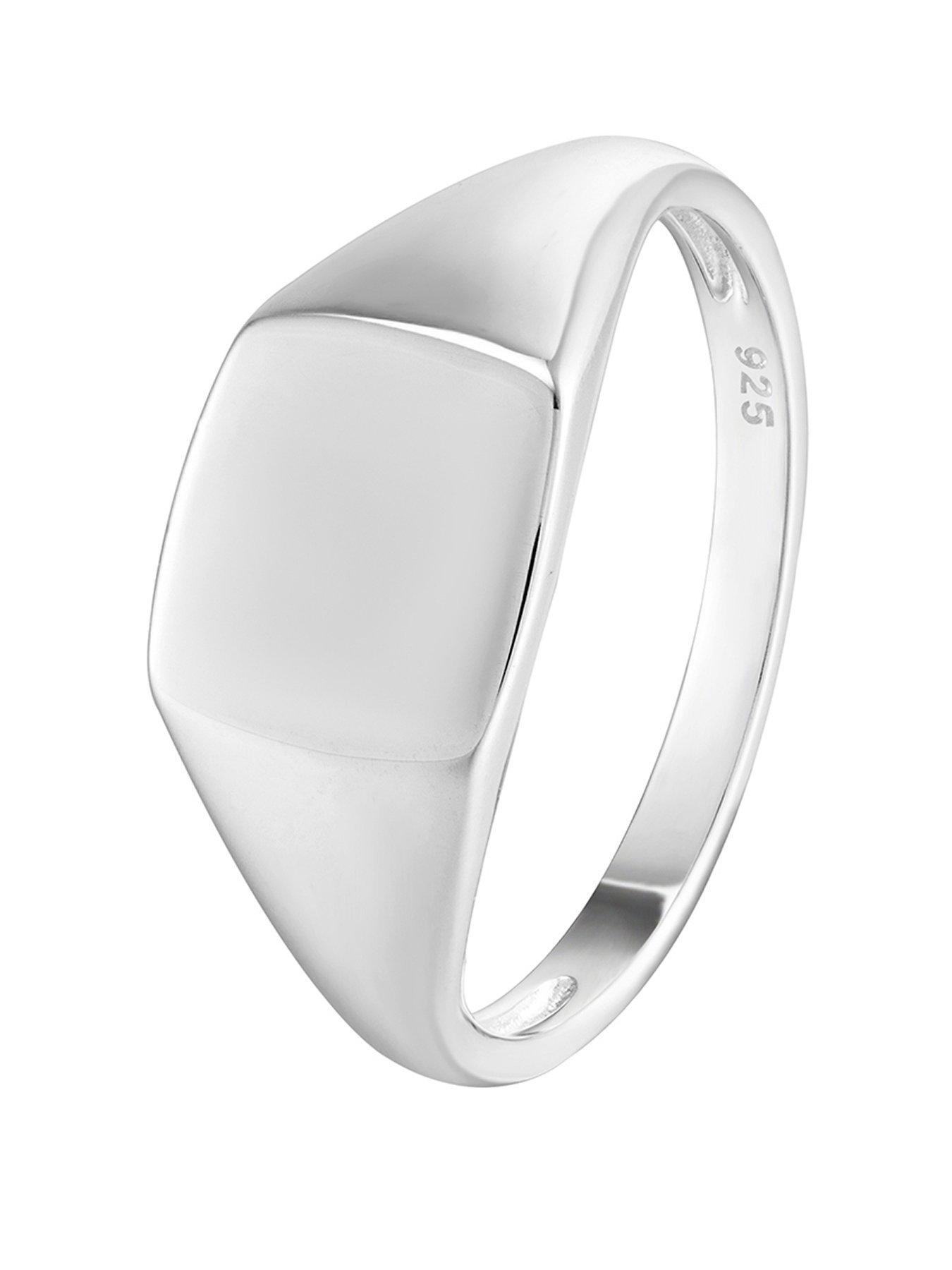 the-love-collection-gents-sterling-silver-oval-signet-ring