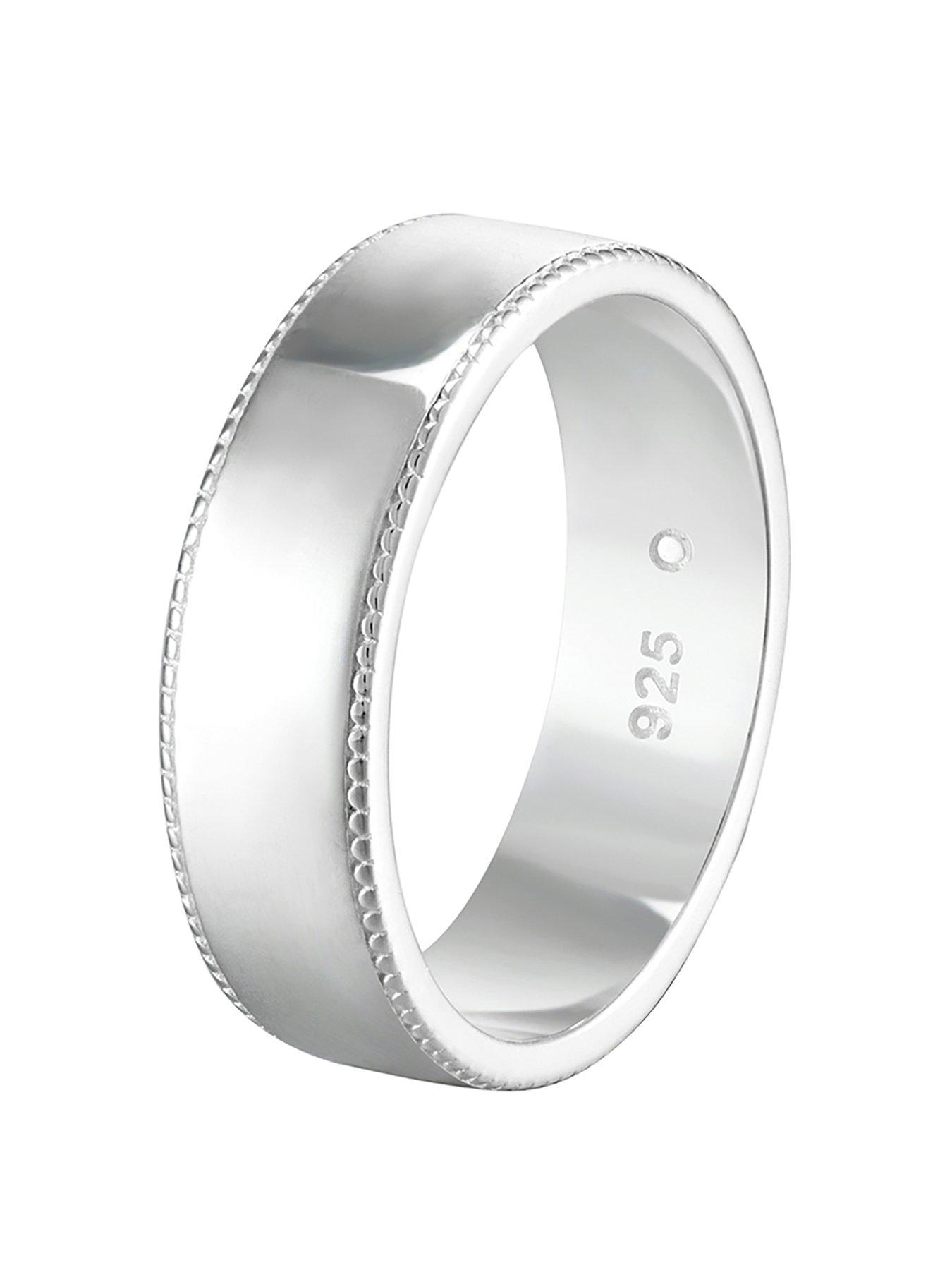 the-love-collection-sterling-silver-milgrain-edge-6mm-court-wedding-band-ring