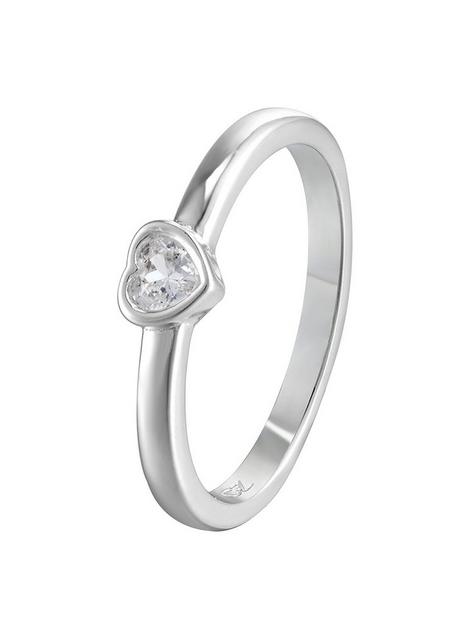 the-love-silver-collection-sterling-silver-cznbspheart-ring
